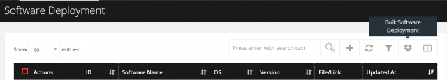 BulkRequestSoftwareDeployment